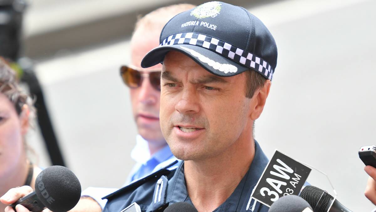SUSPENDED: Commander Stuart Bateson has been charged by the state's anti-corruption watchdog with leaking restricted information. Picture: Eddie Jim