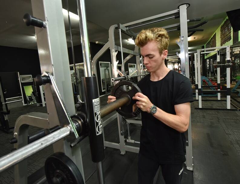 WORK AND LEARN: Year 11 Damascus student Macio Nash is studying a VET Certificate III in Sport and Recreation. He's currently engaged in an SWL at Bodyconnect Personal Training.