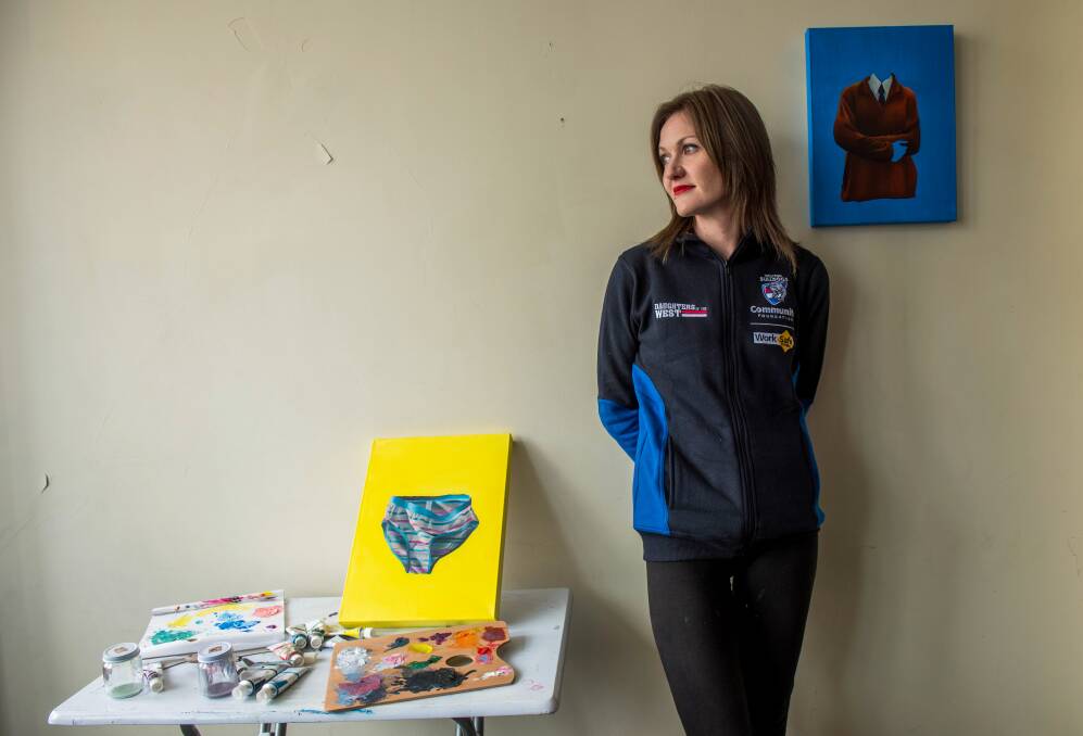DETERMINATION: Holly Baker says giving up alcohol brings all shades of colour back in her life as she chooses to experience everything "full-on". Picture: Brendan McCarthy