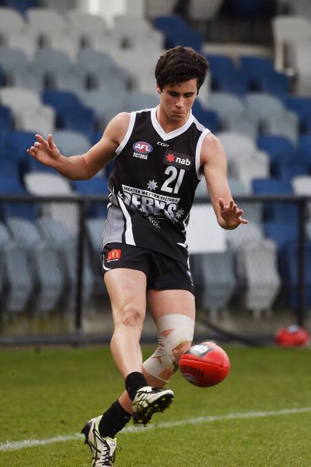 PREPARED: Greater Western Victoria Rebel Nick Stevens (East Point) was among six players called up for further scrutiny in this year's AFL Combine. Picture: Kate Healy