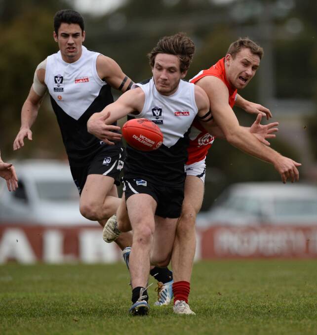 RARE: Midfielder James Tsitas could be the final AFL-drafted player to have spent time on North Ballarat Roosters' Victorian Football League list. Picture: Adam Trafford