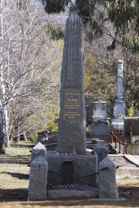 The grave of William (Frank) Wilson, or King Billy, deemed in 1897 to be the last Aboriginal person in Ballarat. So, the local Australian Natives Association (no Indigenous members) built a monument.