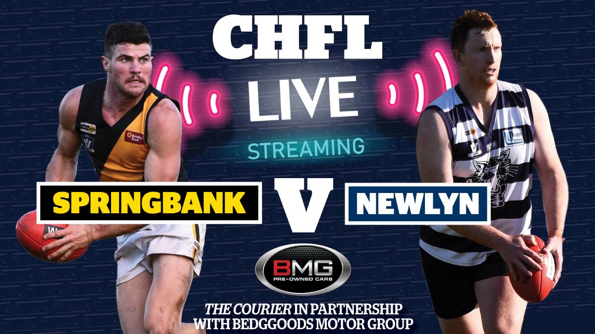 GET READY: Tigers and Cats fans, this is bigger than a battle at the MCG on Saturday. Click on the photo to find your place for The Courier's Central Highlands Football League live broadcast with David Brehaut.