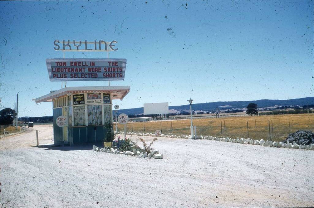 MEMORIES: Entering the Skyline drive-in in Wendouree. Picture: courtesy of Glenn McLean
