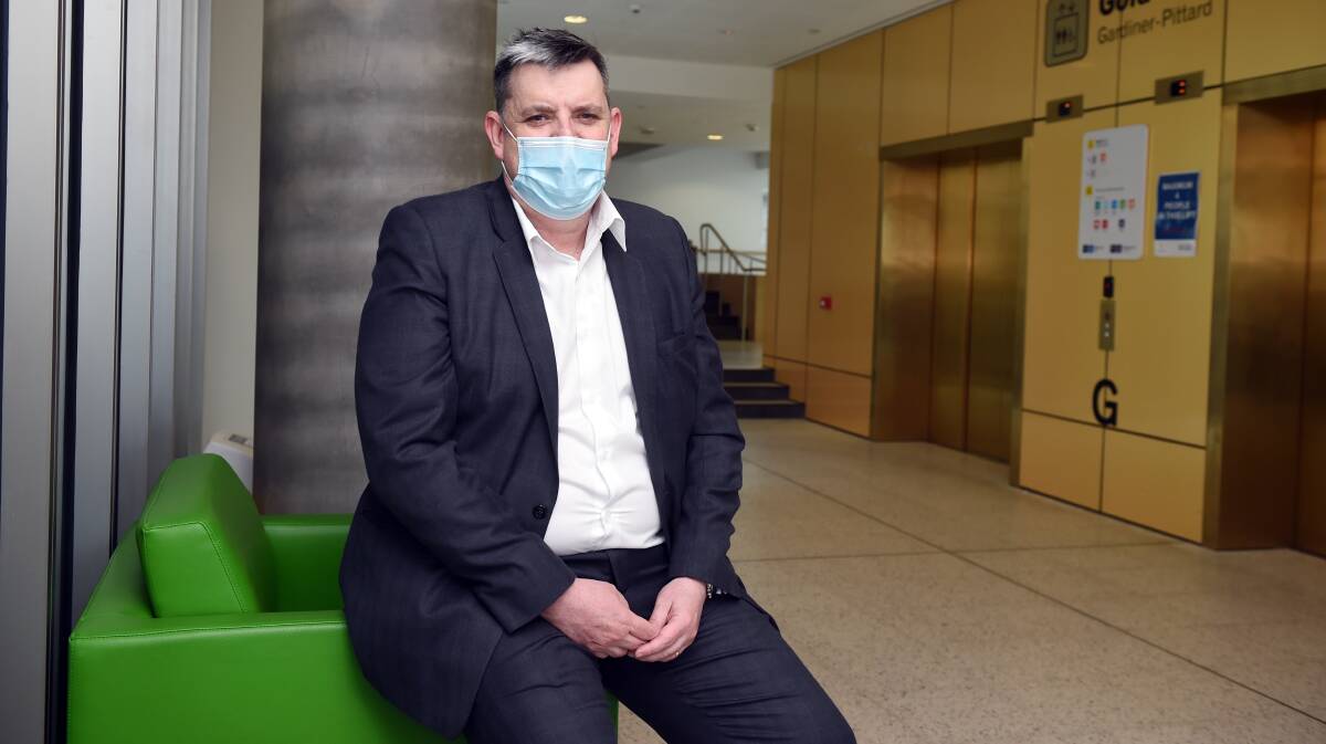 NOW: Ballarat Health Services' chief Dale Fraser says to reflect, celebrate and remain vigilant in preventative measures against the deadly virus. Picture: Kate Healy