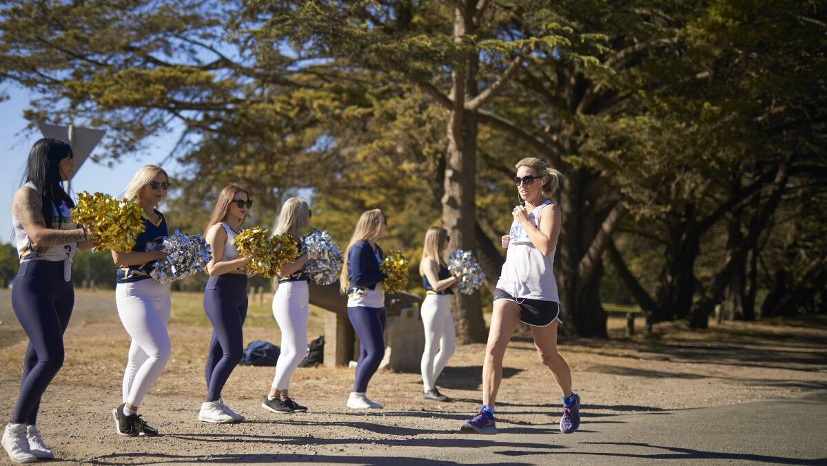 CHEER TIME: Colour and support will be back on course this Sunday to help Ballarat Run For A Cause. Picture: Luka Kauzlaric