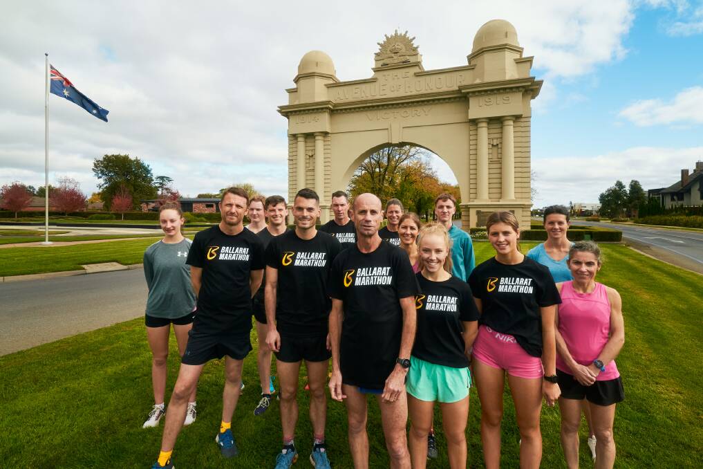 The Arch of Victory will be a focal point in the longer distance runs for Ballarat Marathon. Picture by Ballarat Marathon