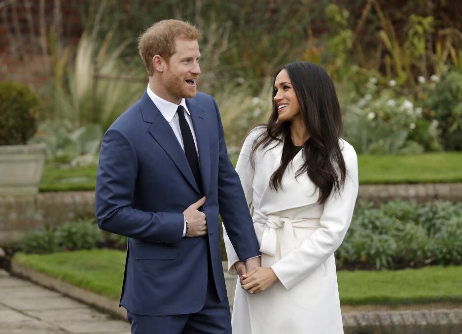 Prince Harry and Meghan Markle. Picture: AP Photo