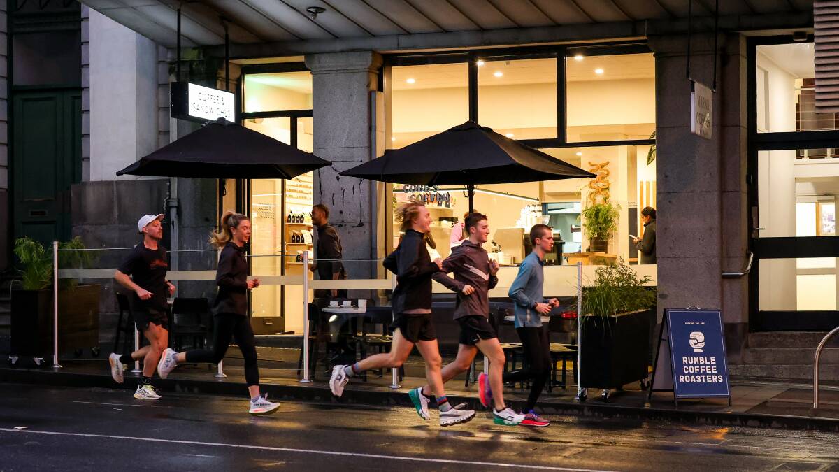 Cobb's Coffee on Lydiard Street, right near the start and finish precinct, is opening from 6am on Sunday morning to fuel runners and their supporters. Picture Runners Prep