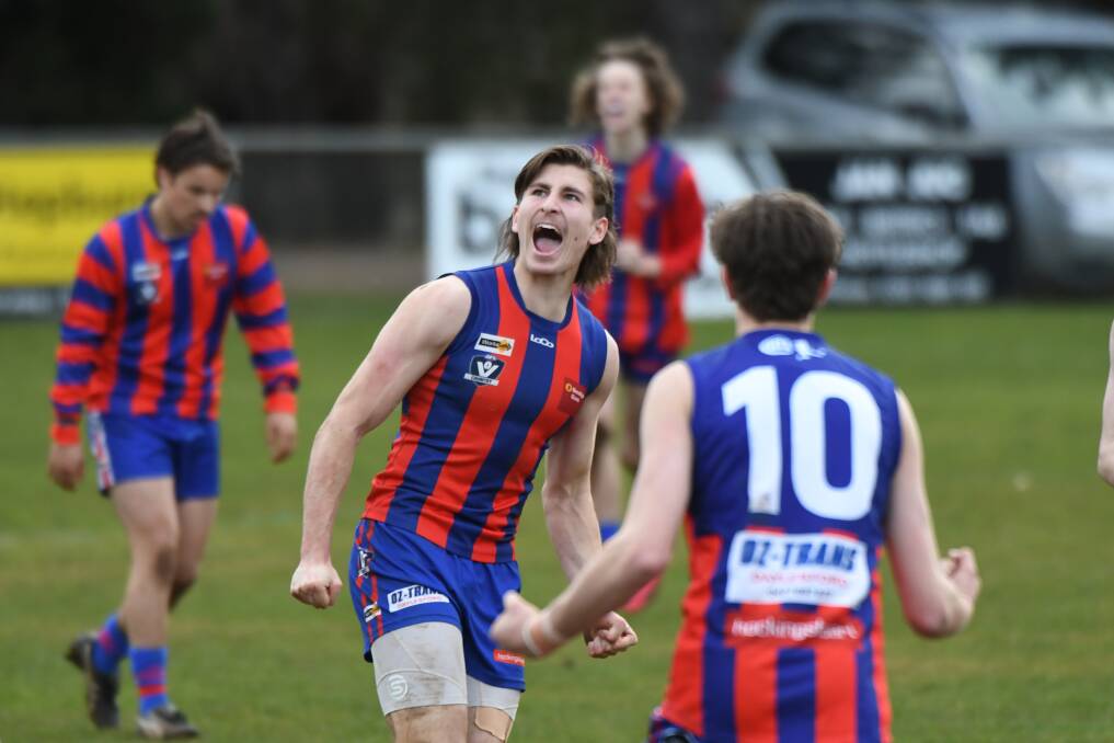 BIG GOAL: Central Highlands clubs, like Hepburn, who are pressing ahead are doing the best they can with changing information - but AFL hub rules are clear.