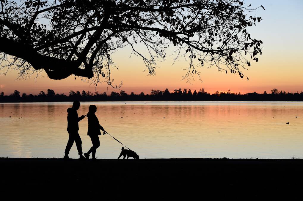 BREAK: Exercise physiologist Matthew Wallen says exercise is important to try and find ways to be as active as possible for self-care in isolation, whether it be walking the lake or exercise snacking at home. Picture: Adam Trafford