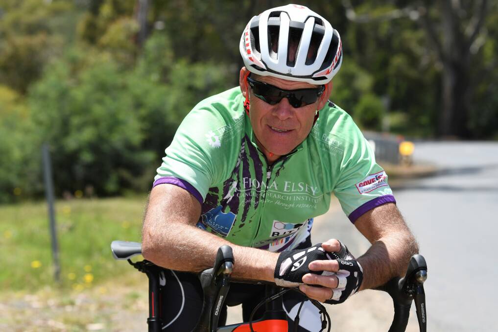 AWARE: Prostate cancer survivor Volker Hegert knows firsthand the impact of research. He urges people to pedal the cause in the Ballarat Cycle Classic. Picture: Lachlan Bence