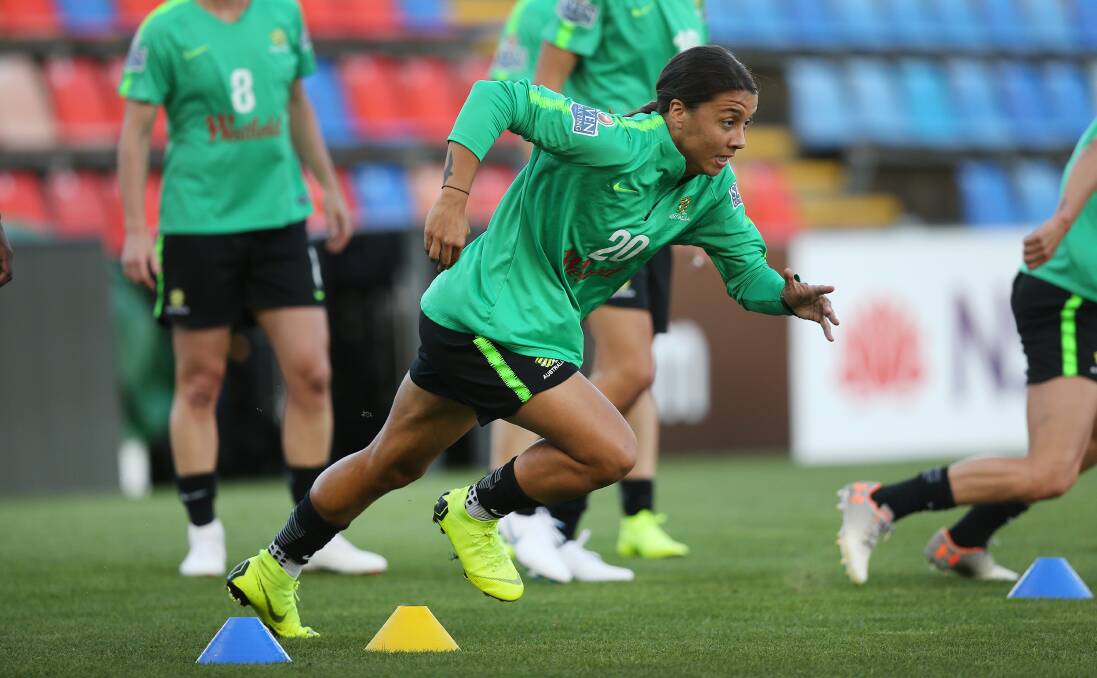 STRIKER: Matildas captain is a prolific goal-scorer in Australia and United States' national leagues and is now taking her game to the next level with english powerhouse Chelsea. Picture: Newcastle Herald