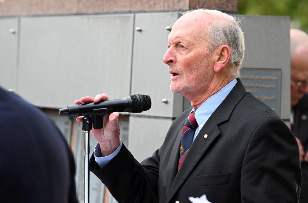 Arch of Victory/Avenue of Honour president Garry Snowden says it is important to always remember the more than 3000 names in the avenue were all people with lives and histories in Ballarat. Picture by Lachlan Bence