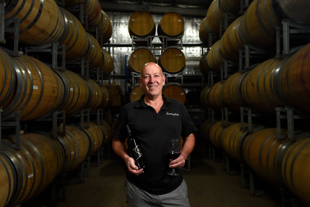 GLASS HALF-FULL: Mark Summerfield at Summerfield Winery in Moonambel is focusing on attracting domestic tourists as the nation eases out of lockdown. Picture: Adam Trafford