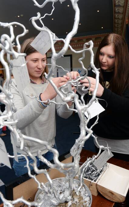 AWARE: The program launch featured a tribute tree for people to remember a loved one who has died or has permanent injury from drug overdose. Picture: Kate Healy