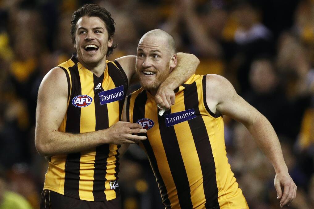 ASPIRE: Isaac Smith is set to play his 200th AFL game. His path includes five flags (Redan 2009, North Ballarat 2010, Hawthorn 2013-15) in seven seasons. Picture: AAP