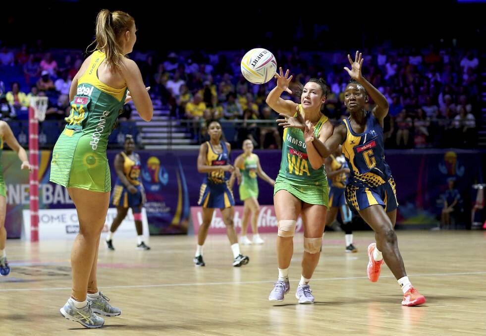 NEW LOOK: Australia's Kelsey Browne, wing attack, is among a band of new Diamonds looking to shine in their first World Cup showing with the best in the world. Picture: AP