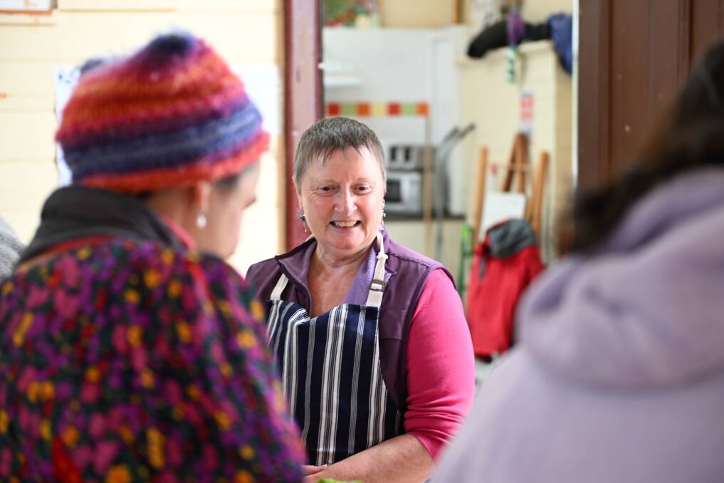 Creswick Neighbourhood Centre volunteer Sandy Jennings says she did not realise how great the demand was for food relief until she started volunteering. Picture by Lachlan Bence