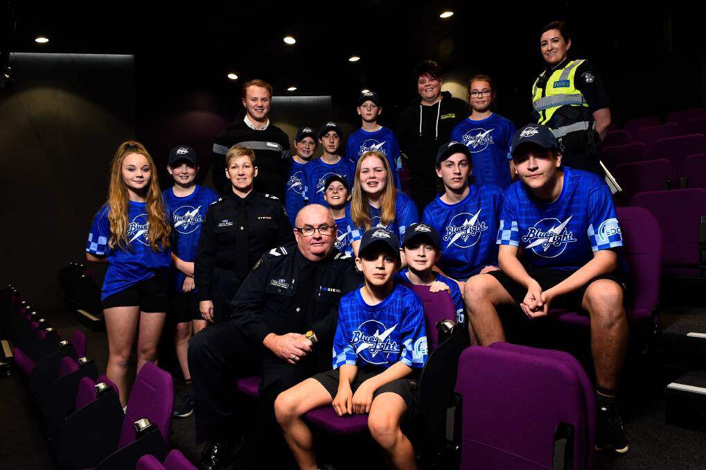 Breaking barriers for students to police, teachers and the wider community via Blue Light Blue Edge. Picture: Adam Trafford