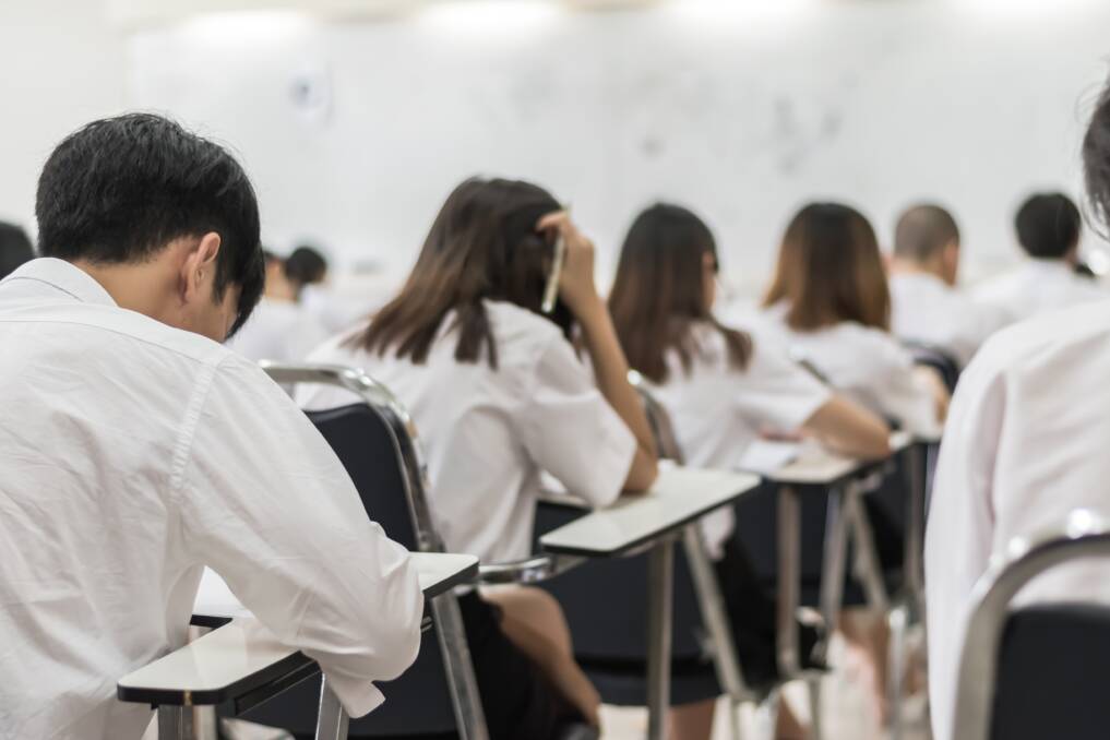 TESTING TIME: School examinations in progress. Picture: Shutterstock