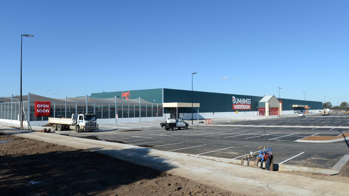 Bunnings Delacombe ahead of its opening in July last year. This has been billed as one of the largest Bunnings stores in Australia.