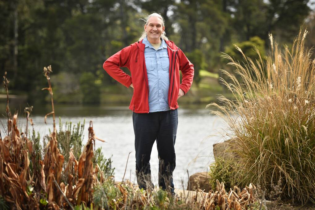 OUTLOOK: Daylesford's Greg Grovinda will introduce his Men's Circle program in Ballarat as a way to encourage men to meditate and share their feelings, or just to listen. He aims to safely clear hurdles men have in letting their feelings known. Picture: Dylan Burns
