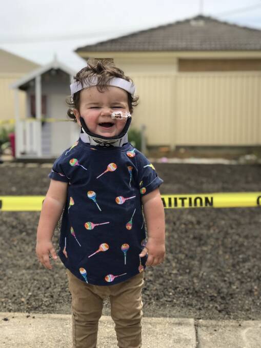SPECIAL APPEAL: Sebastopol toddler Baxter Ericksen has been the face of Ballarat Health Services' ongoing appeal for the children's ward redevelopment. Baxter has complex, largely unclear symptoms and requires ongoing hospital care. Picture: Leigh Ericksen