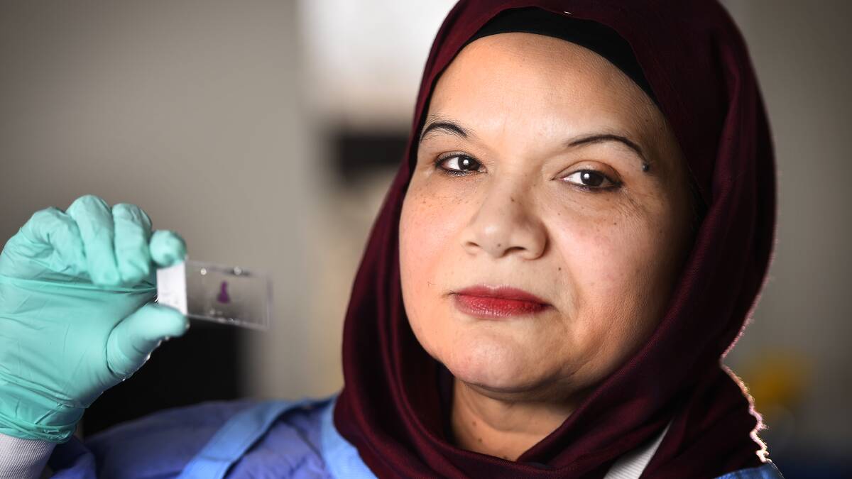 Fiona Elsey Cancer Research Institute scientist Nuzhat Ahmed. Picture: Luka Kauzlaric