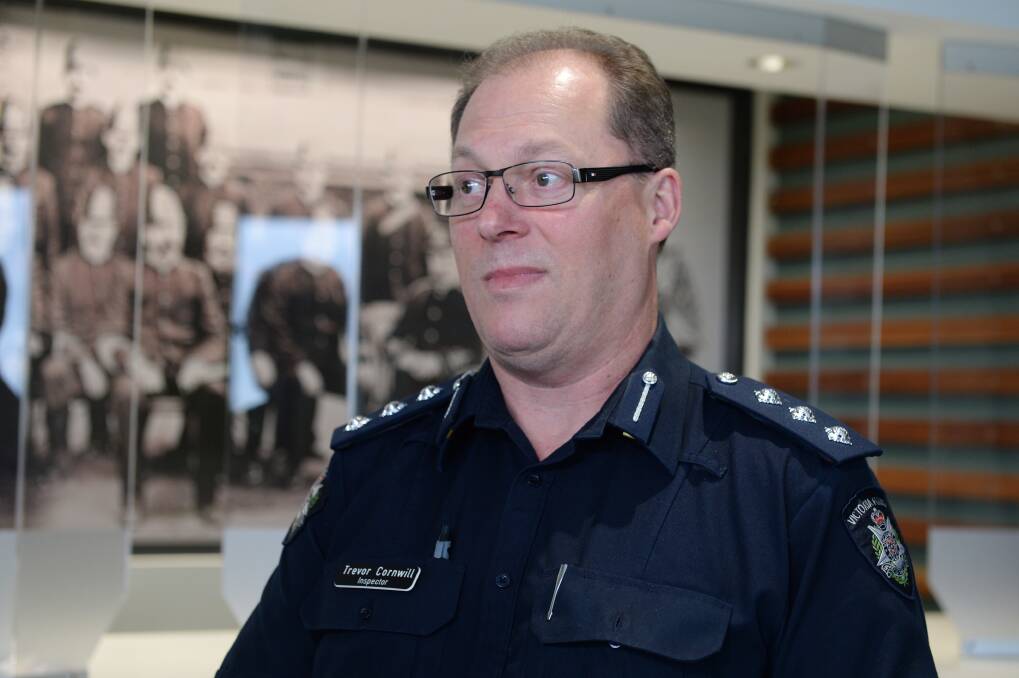 SETTING THE TONE: Ballarat Inspector Trevor Cornwill.