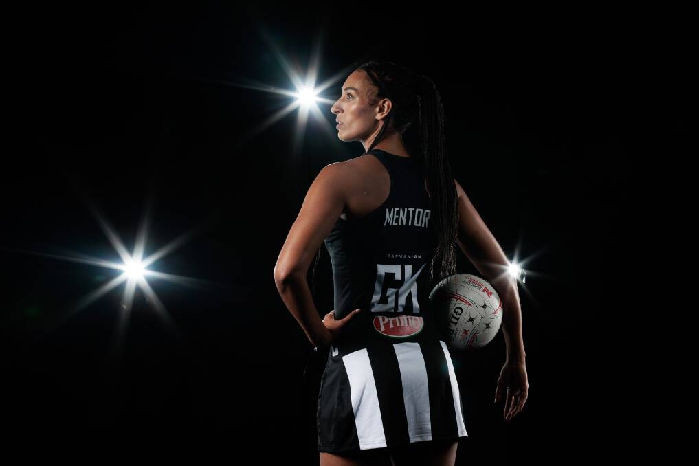 It's going to take a strong structure to bring an elite netball team to Ballarat in the wake of Collingwood's demise, which leaves the likes of Magpies' captain Geva Mentor in the dark. Picture Getty Images