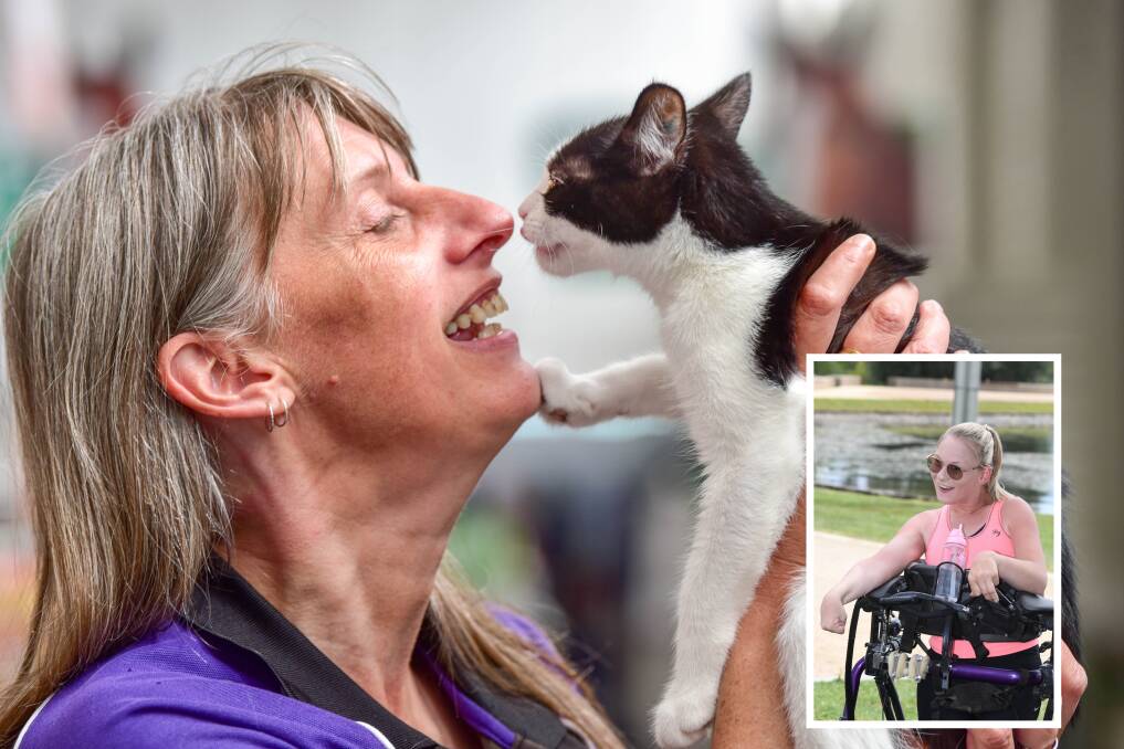 LEGACY: Almost $4000 has been raised in honour of Tess Pearce (inset) to help the team at Chez Guy Small Animal Rescue in their work to rescue and re-home different animals.
