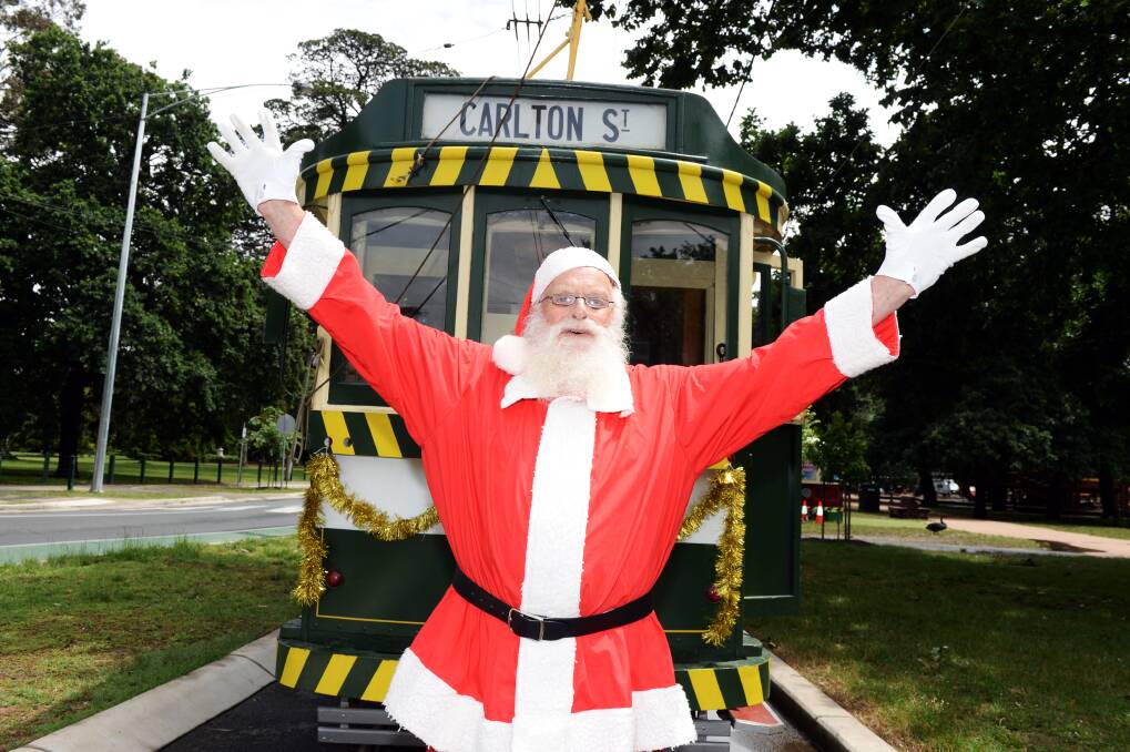 ICONIC: Ballarat Tramways in more festive times by the lake. Trams and the museum will postpone re-opening.