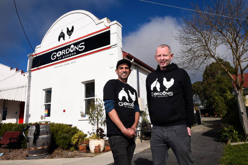 NEW LOOK: Gordons at Gordon cafe owners Saleh Alshamsi and Scott Graham embrace a bit of town history in adopting a new name. Picture: Adam Trafford