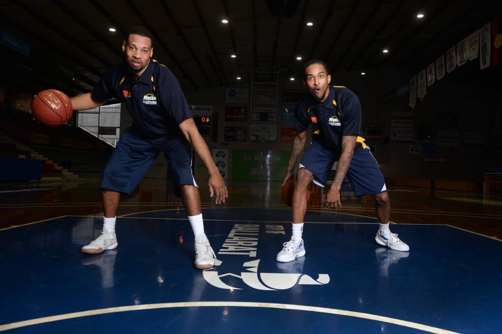 READY MADE: Miners American imports Marvin King-Davis and Davon Usher arrive in town this week as a championship-winning package. Picture: Kate Healy