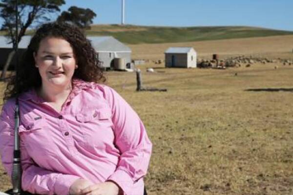 Beaufort's Naomi has the chance to share the story of her family farm and its conservation works nationally. Picture ABC Heywire