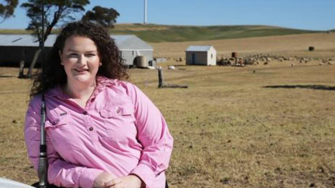 Beaufort's Naomi has the chance to share the story of her family farm and its conservation works nationally. Picture ABC Heywire