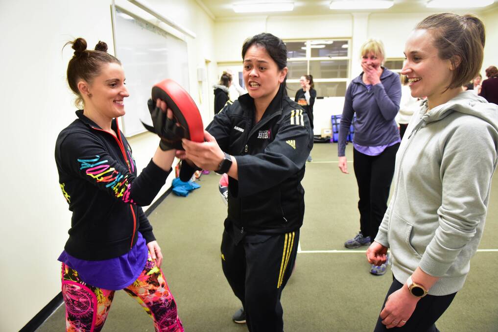 IMPACT: Exercise, like this self-defence class at last year's Make Your Move festival, is an important part of helping promote gut health. Picture: Brendan McCarthy