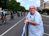 City of Ballarat mayor Des Hudson, course-side for Friday criterium racing, says RoadNats leaves a great legacy, including the likes of what retired hometown professional Pat Shaw has continued to achieve in commentary and as a team manager. Picture by Adam Trafford