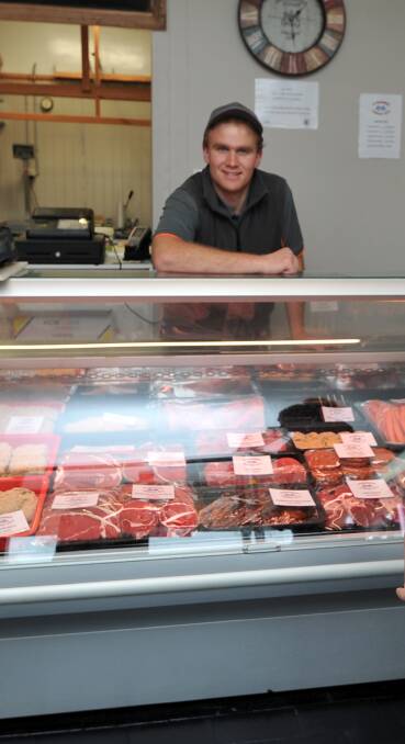 LOCAL HERO: Avoca-based butcher James Collicoat is set to team up with celebrity chef Paul West in a butchery demonstration.