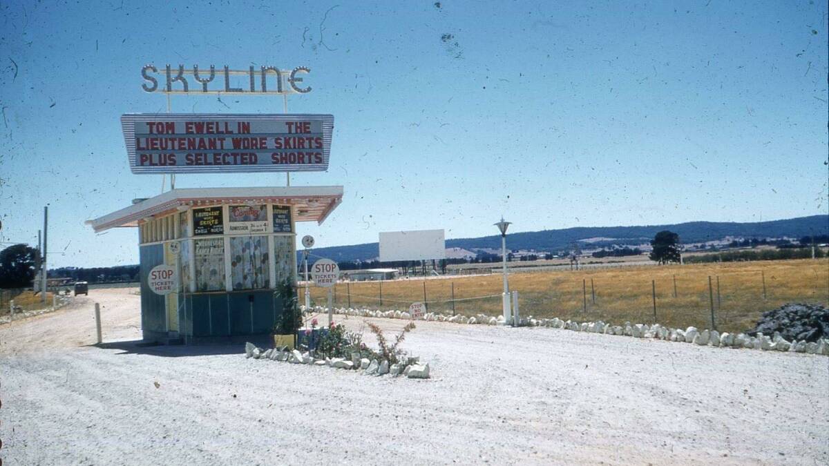 MEMORIES: Entering the Skyline drive-in in Wendouree. Picture: courtesy of Glenn McLean