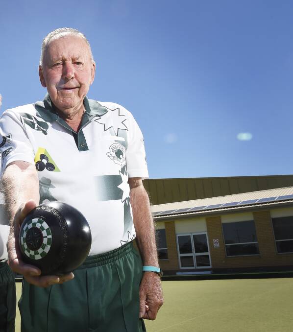 Passionate lawn bowler Jim Waight, is fondly remembered for coaching the region's juniors in the game. Picture by Luka Kauzlaric