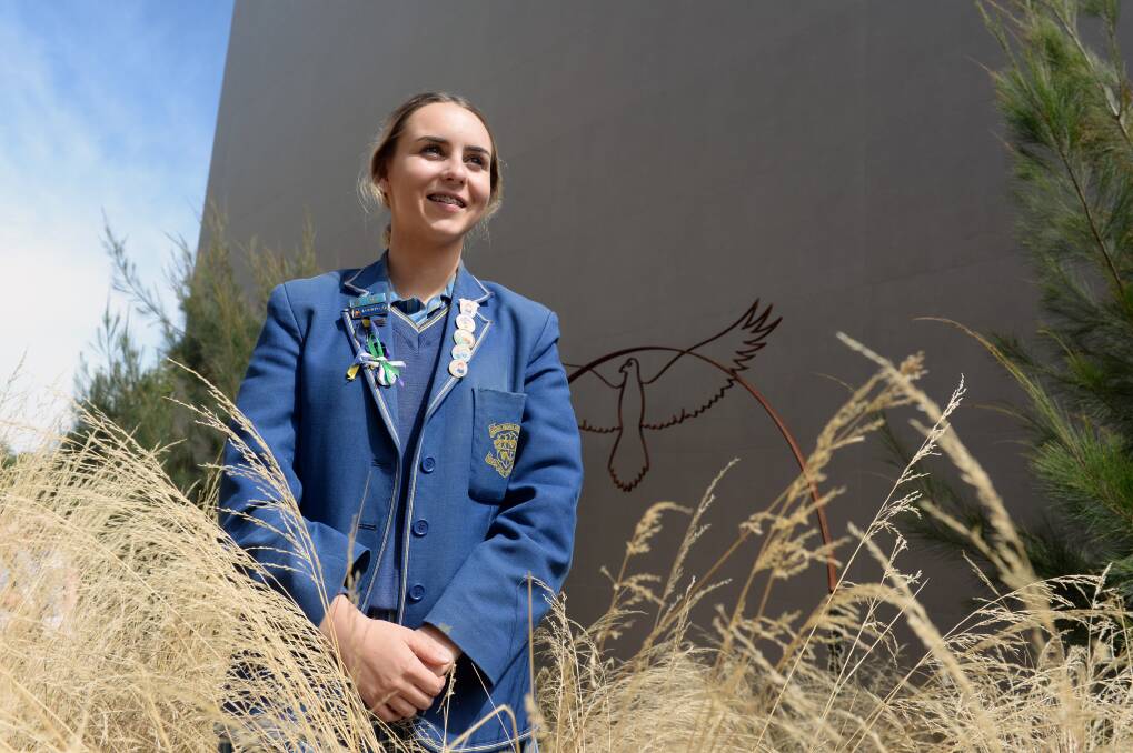 PROUD: Loreto College's Macaylah Johnson wants people to ask questions, without worry,  to help understand Aboriginal culture. Picture: Kate Healy