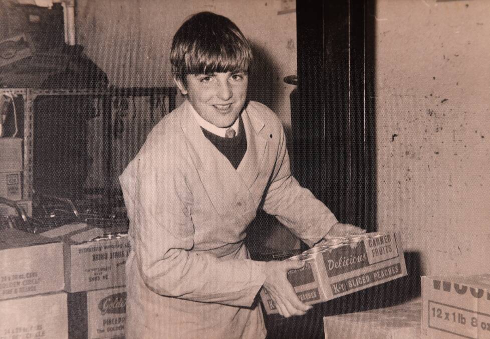THROWBACK: Gary Osbourne starting out his career as a Woolworths packing boy.