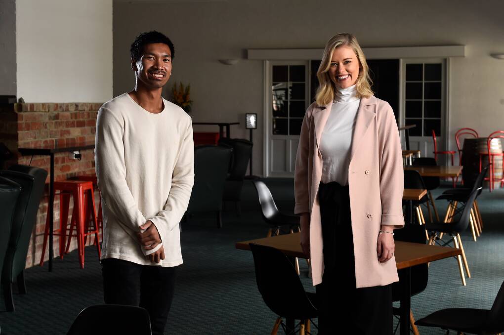 START-UP: Johnny Seng and Georgina Gunn found help from professional chefs and business mentors at the Mercure to launch their healthy meals business amid the pandemic. Picture: Adam Trafford
