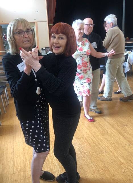 Carmen with instructor Dianne Heywood-Smith. Picture: Gentle Tango