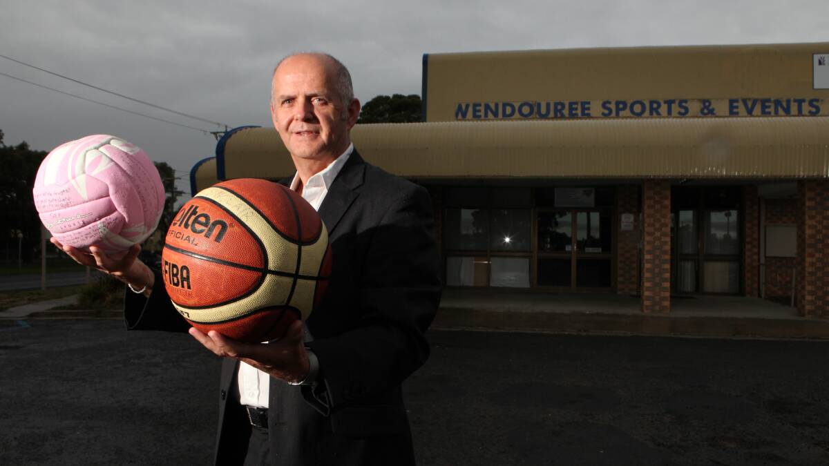 Peter Eddy has long lobbied for improved facilities for indoor sports in Ballarat. Picture: Adam Trafford