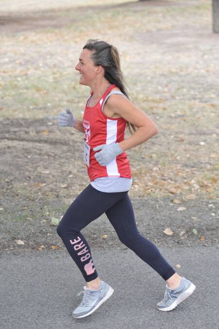 COPING: Runner Jean Flynn finds running helps to ease her anxieties, particularly amid widespread community worries about COVID-19. Picture: Gordon Flynn