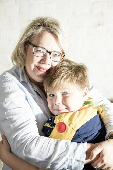 REAL: Broadcaster Penny Johnston, with son Harry McDonald, clung to others' experience during her cancer treatment. She hopes her podcast will help more people.