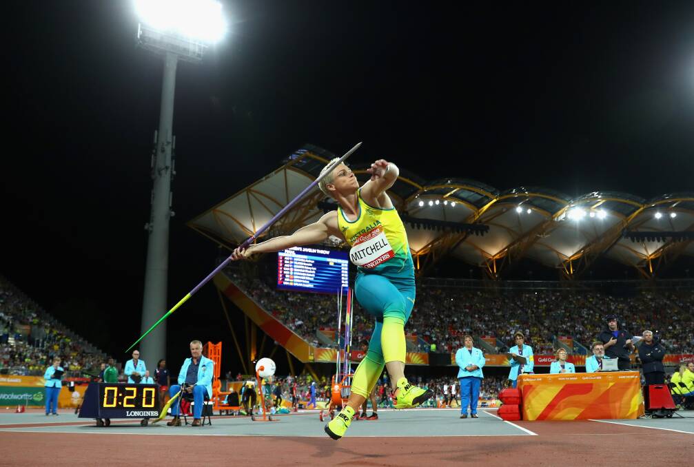 POTENTIAL: We need a serious upgrade to host athletics but could we offer her such a stunning hometown backdrop to defending javelin champion, and Ballarat's own, Kathryn Mitchell? Picture: Michael Steele, Getty Images